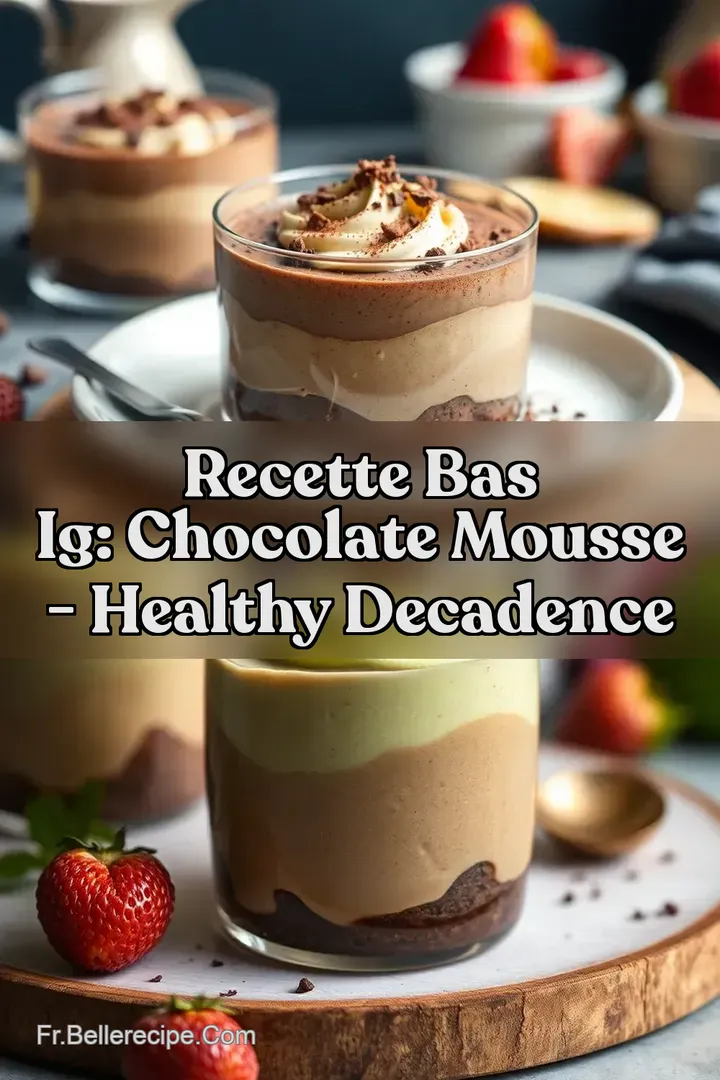 Recette Bas IG: Chocolate Mousse - Healthy Decadence