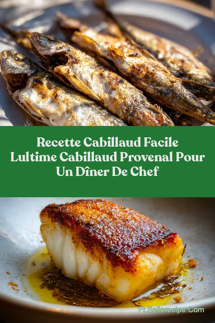 Recette Cabillaud Facile LUltime Cabillaud Provenal pour un D&icirc;ner de Chef