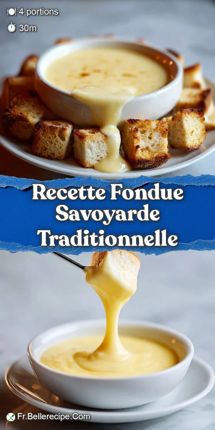 Close-up of a fork dipping crusty bread into a steaming, rich, and velvety smooth cheese fondue. Warm, melted Gruy&egrave;re perf...
