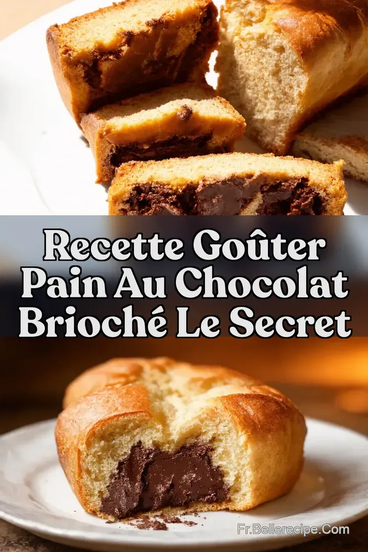 Recette Go&ucirc;ter Pain au Chocolat Brioch&eacute; Le Secret