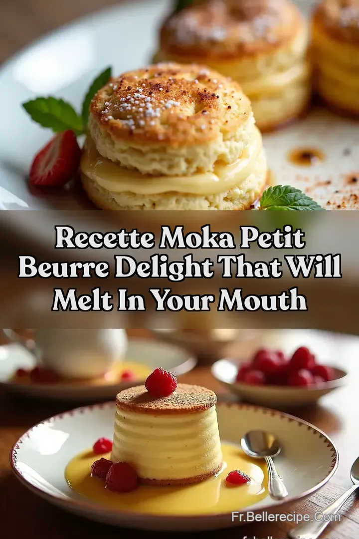 Recette Moka Petit Beurre Delight That Will Melt In Your Mouth