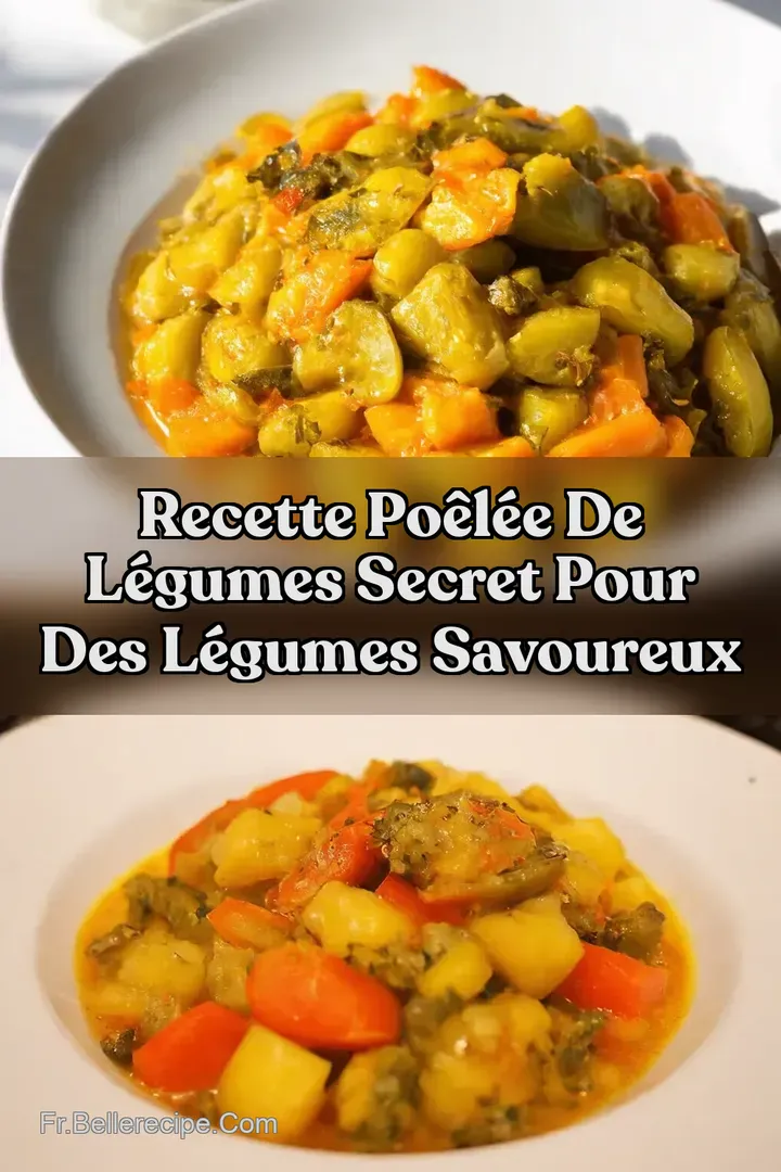 Recette Po&ecirc;l&eacute;e de L&eacute;gumes Secret Pour des L&eacute;gumes Savoureux