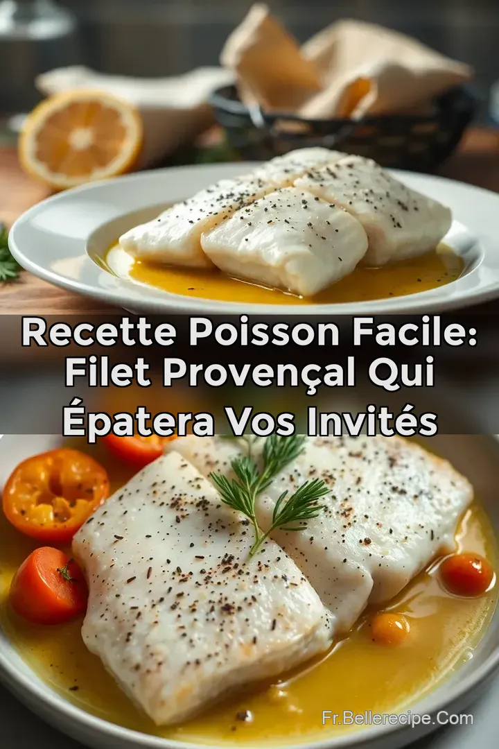 Recette Poisson Facile: Filet Proven&ccedil;al qui &Eacute;patera Vos Invit&eacute;s