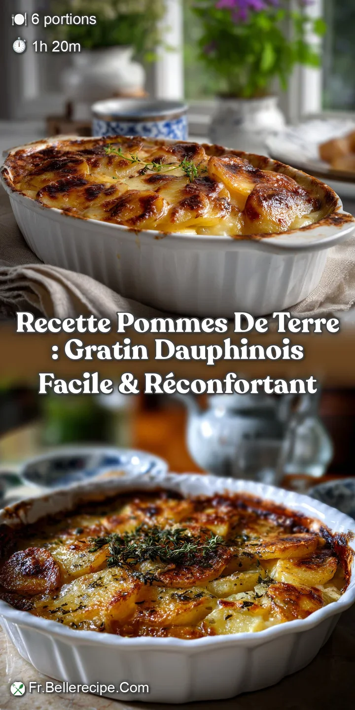 Recette Pommes De Terre : Gratin Dauphinois Facile & R&eacute;confortant