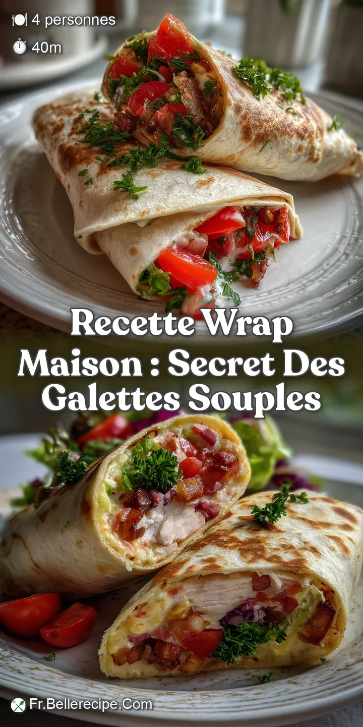Recette Wrap Maison : Secret des Galettes Souples
