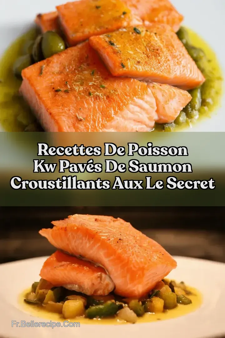 Recettes de poisson kw Pav&eacute;s de Saumon Croustillants aux Le Secret