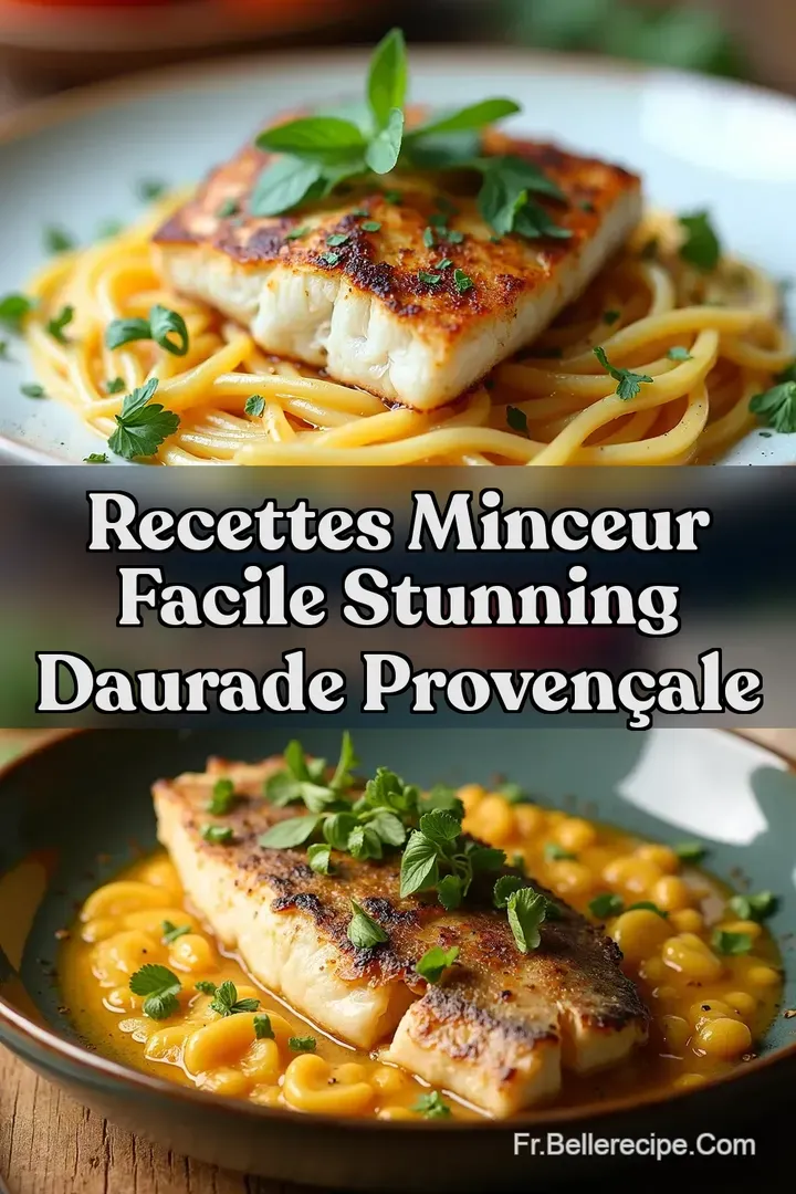 Recettes Minceur Facile Stunning Daurade Proven&ccedil;ale