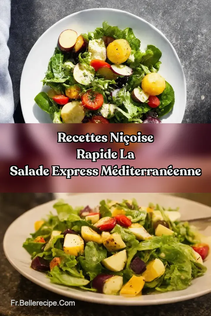 Recettes Ni&ccedil;oise Rapide La Salade Express M&eacute;diterran&eacute;enne