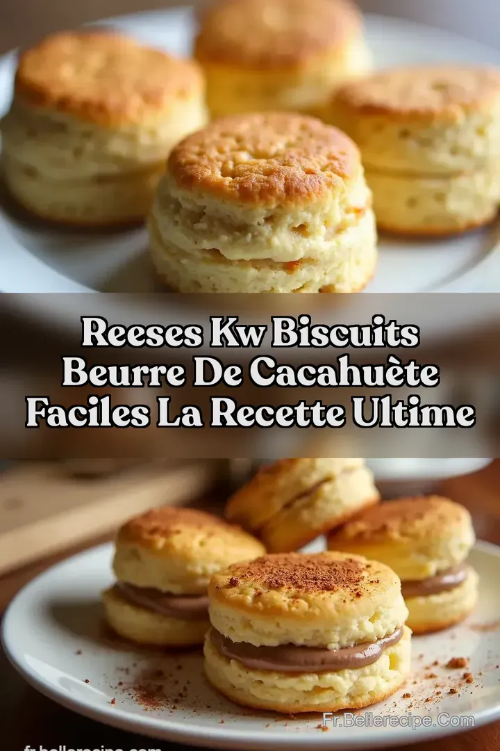 Reeses kw Biscuits Beurre de Cacahu&egrave;te Faciles La Recette Ultime