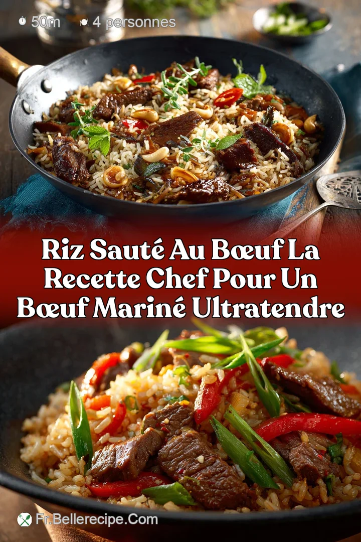 Riz saut&eacute; au B&oelig;uf La recette Chef pour un b&oelig;uf marin&eacute; ultratendre