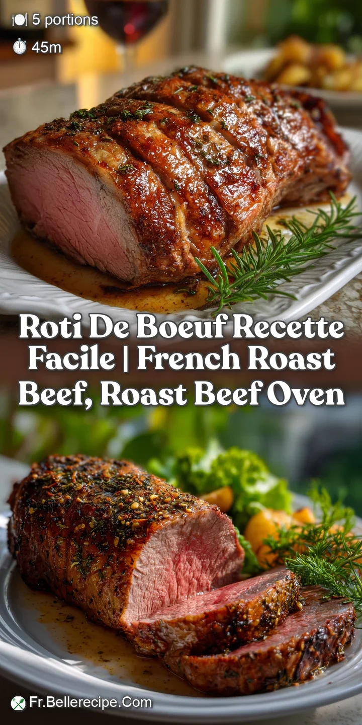 Roti de Boeuf Recette Facile | French Roast Beef Roast Beef Oven