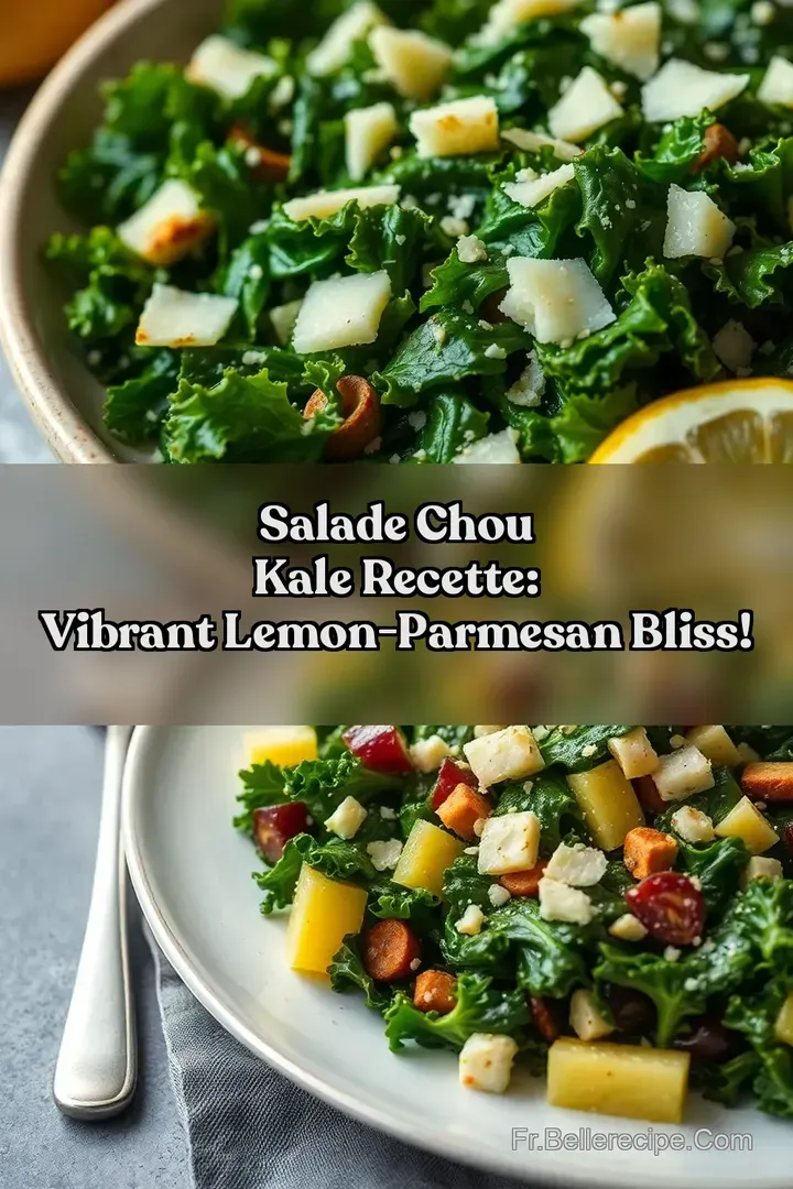 Salade Chou Kale Recette: Vibrant Lemon-Parmesan Bliss!