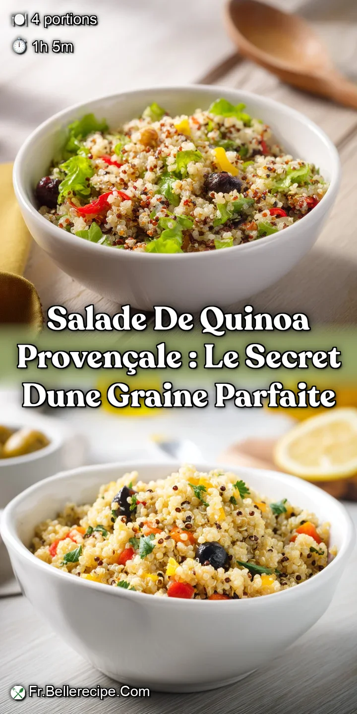 Salade de quinoa Proven&ccedil;ale : Le Secret dune Graine Parfaite
