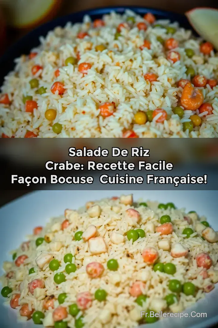 Salade de Riz Crabe: Recette Facile Fa&ccedil;on Bocuse ✨Cuisine Fran&ccedil;aise!