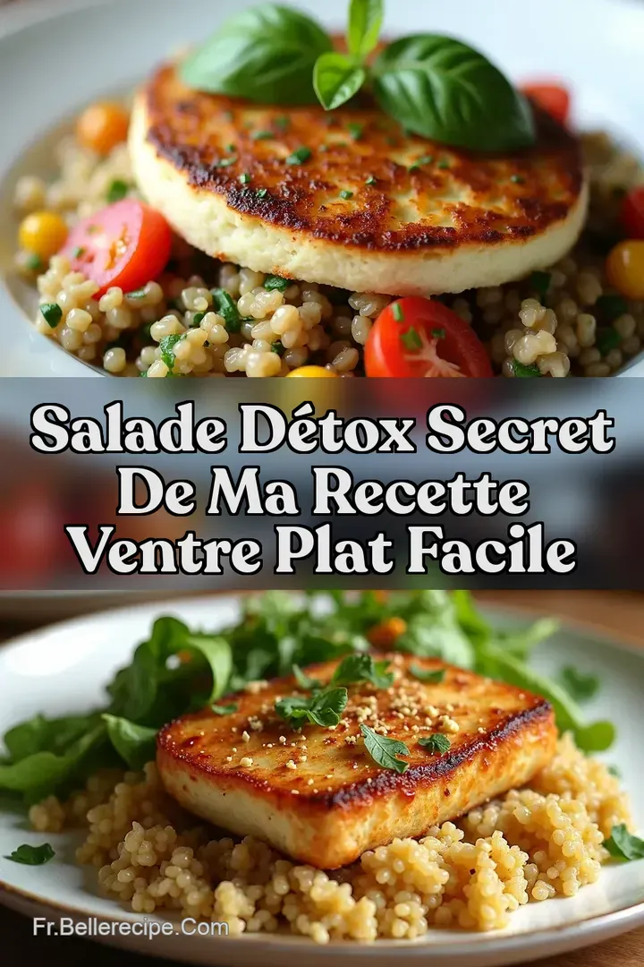 Salade D&eacute;tox Secret de Ma Recette Ventre Plat Facile