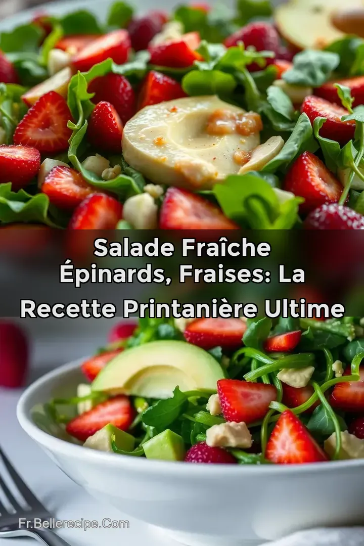 Salade Fra&icirc;che &Eacute;pinards Fraises: La Recette Printani&egrave;re Ultime