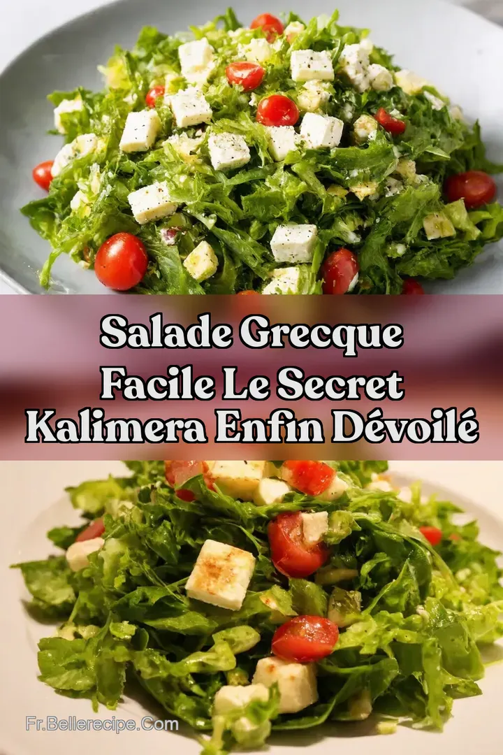 Salade Grecque Facile Le Secret Kalimera Enfin D&eacute;voil&eacute;