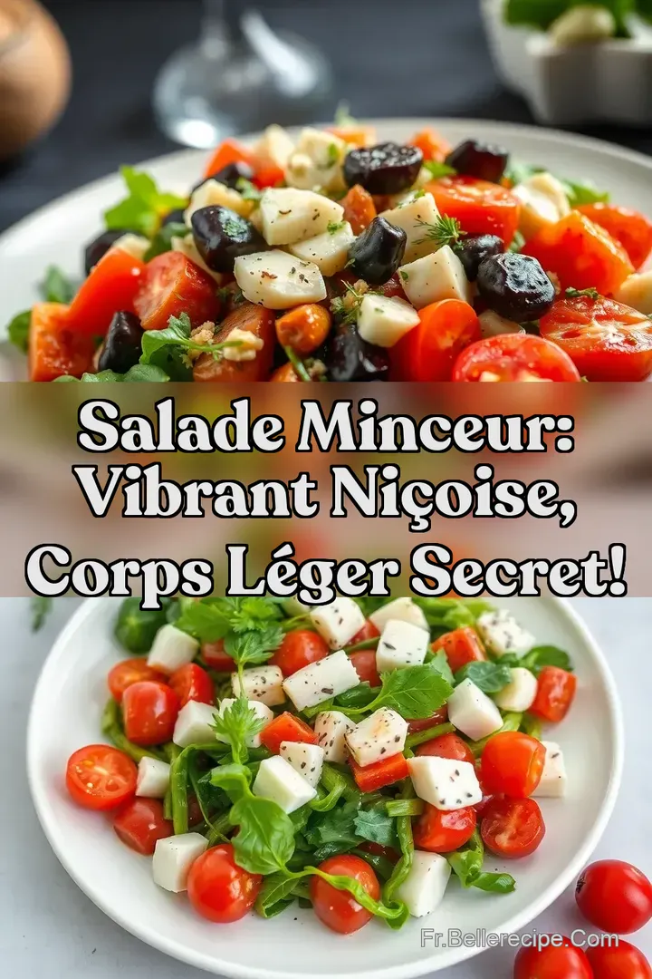 Salade Minceur: Vibrant Ni&ccedil;oise Corps L&eacute;ger Secret!