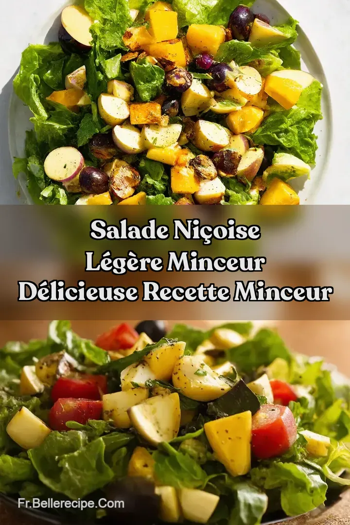 Salade Ni&ccedil;oise L&eacute;g&egrave;re Minceur D&eacute;licieuse recette minceur