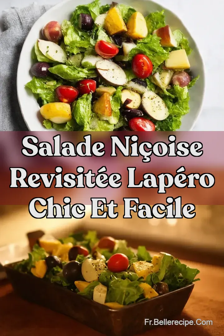 Salade Ni&ccedil;oise Revisit&eacute;e LAp&eacute;ro Chic et Facile