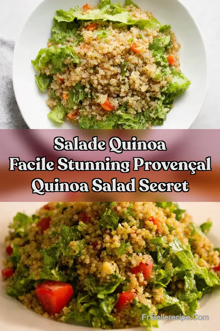 Salade quinoa facile Stunning Proven&ccedil;al Quinoa Salad Secret