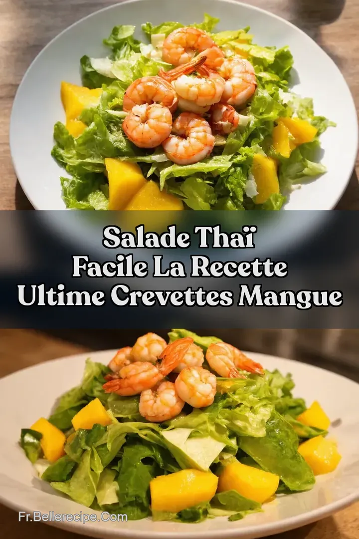 Salade Tha&iuml; Facile La Recette Ultime Crevettes Mangue