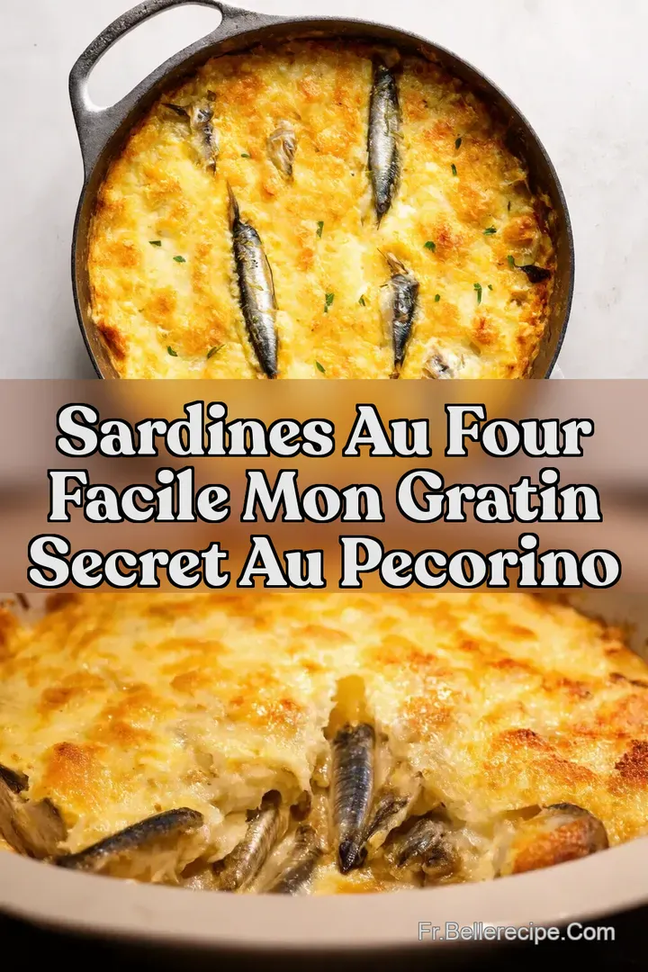 Sardines au Four Facile Mon Gratin Secret au Pecorino