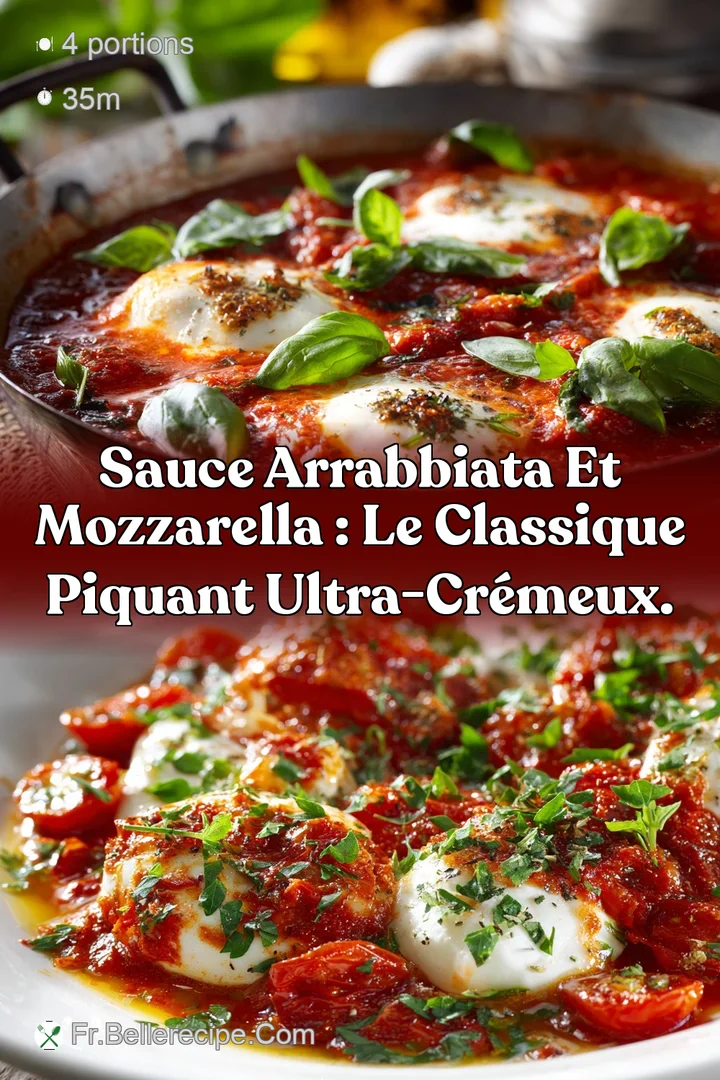 Sauce arrabbiata et mozzarella : le classique piquant ultra-cr&eacute;meux.