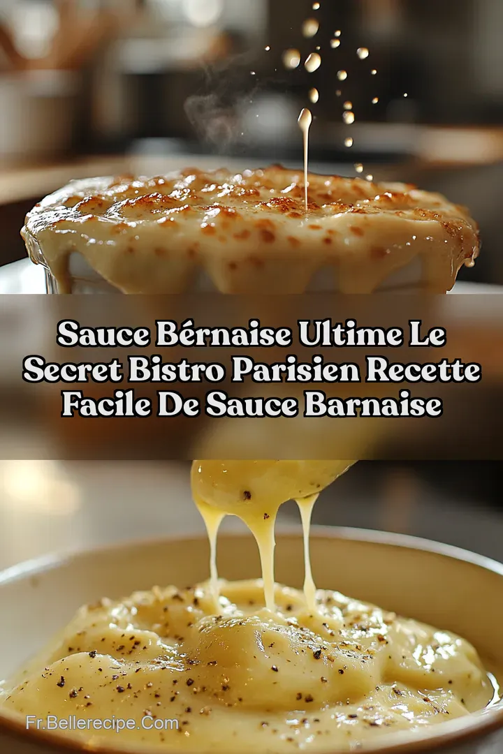 Sauce B&eacute;rnaise Ultime Le Secret Bistro Parisien Recette Facile de Sauce Barnaise