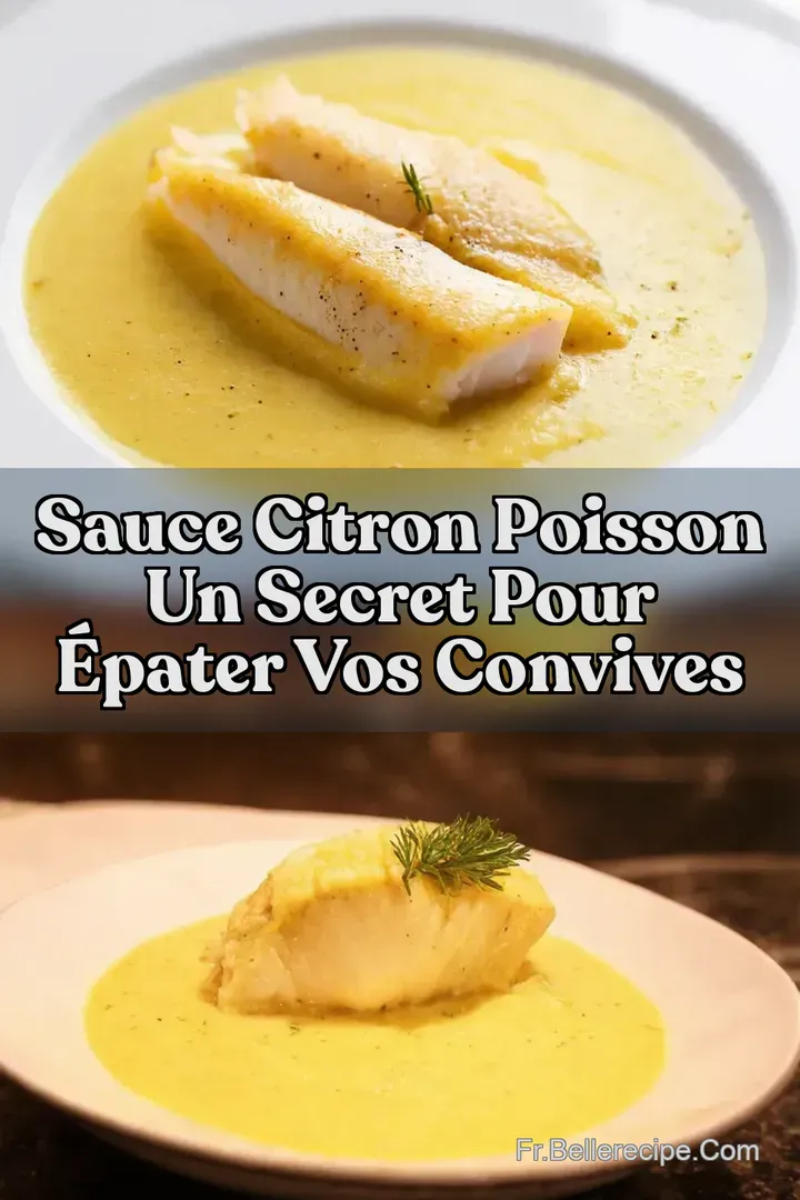 Sauce Citron Poisson Un Secret Pour &Eacute;pater Vos Convives