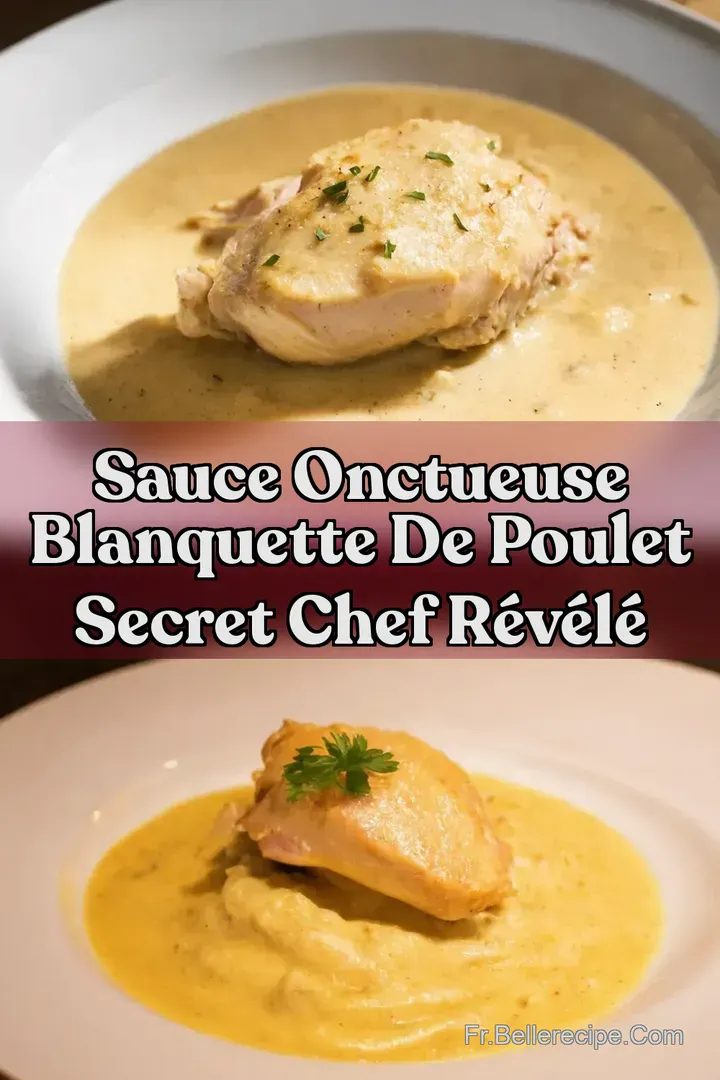 Sauce Onctueuse Blanquette de Poulet Secret Chef R&eacute;v&eacute;l&eacute;