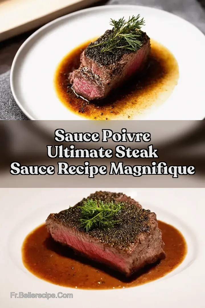 Sauce Poivre Ultimate Steak Sauce Recipe Magnifique
