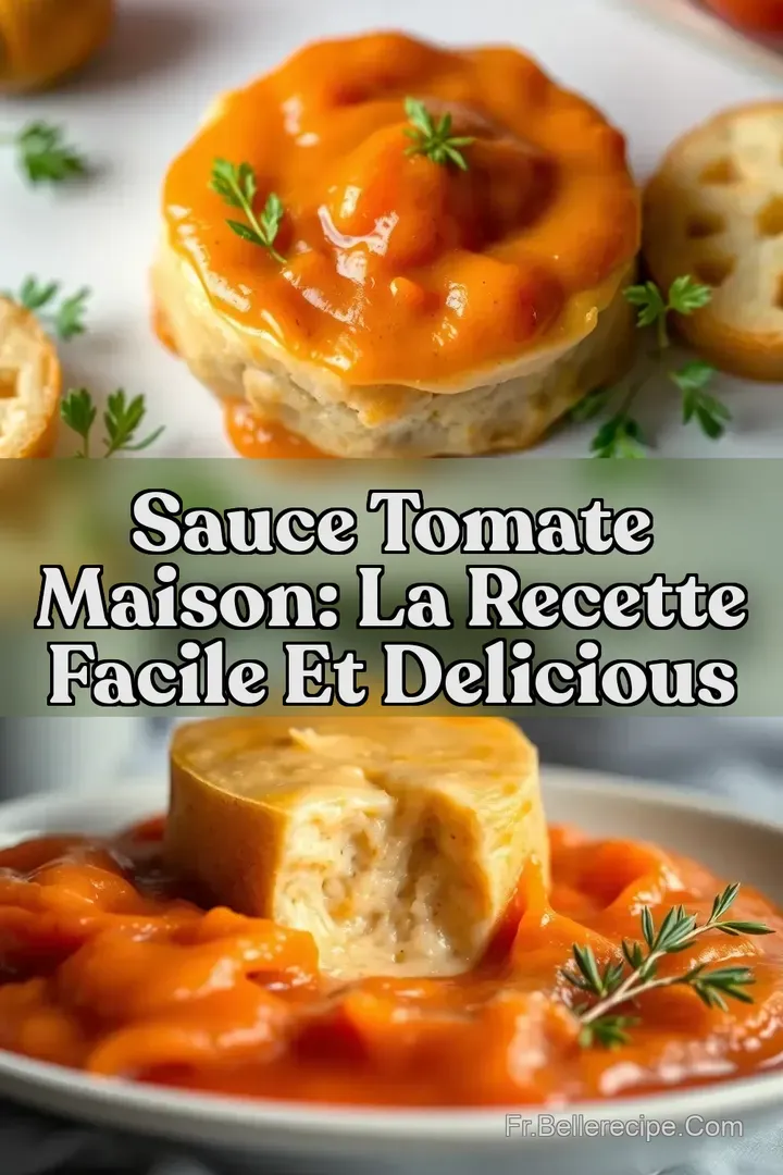 Sauce Tomate Maison: La Recette Facile et Delicious