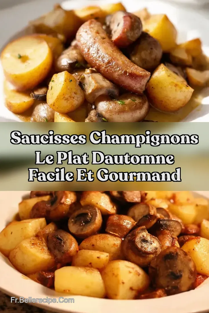 Saucisses Champignons Le Plat dAutomne Facile et Gourmand