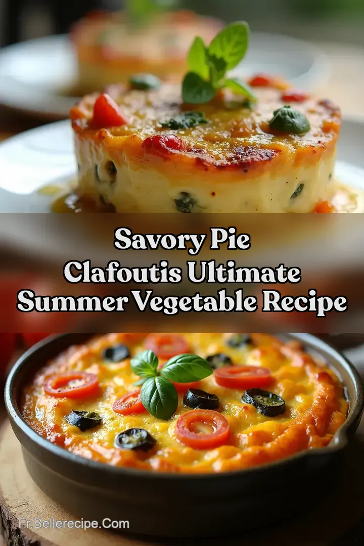 Savory Pie Clafoutis Ultimate Summer Vegetable Recipe