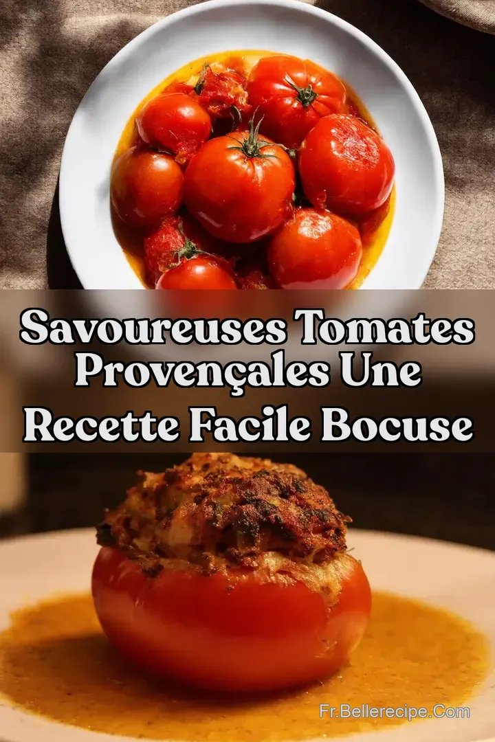 Savoureuses Tomates Proven&ccedil;ales Une Recette Facile Bocuse