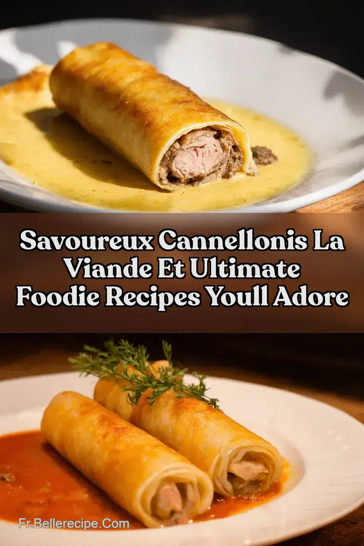 Savoureux Cannellonis la Viande et Ultimate Foodie Recipes Youll Adore