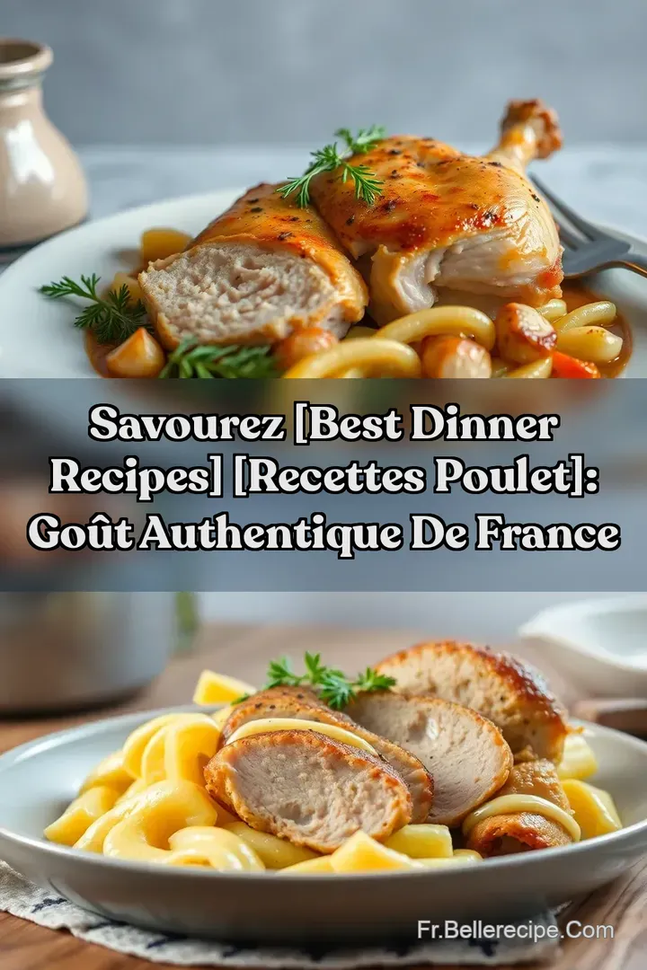Savourez [Best Dinner Recipes] [Recettes Poulet]: Go&ucirc;t Authentique de France