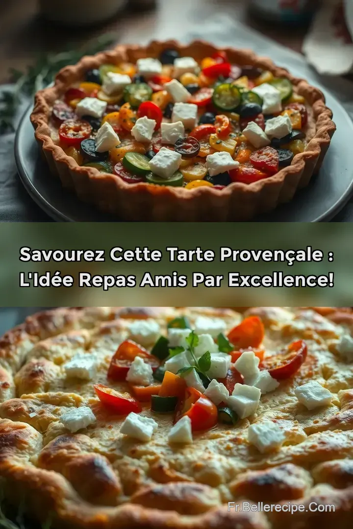 Savourez cette Tarte Proven&ccedil;ale : L id&eacute;e repas amis par excellence!