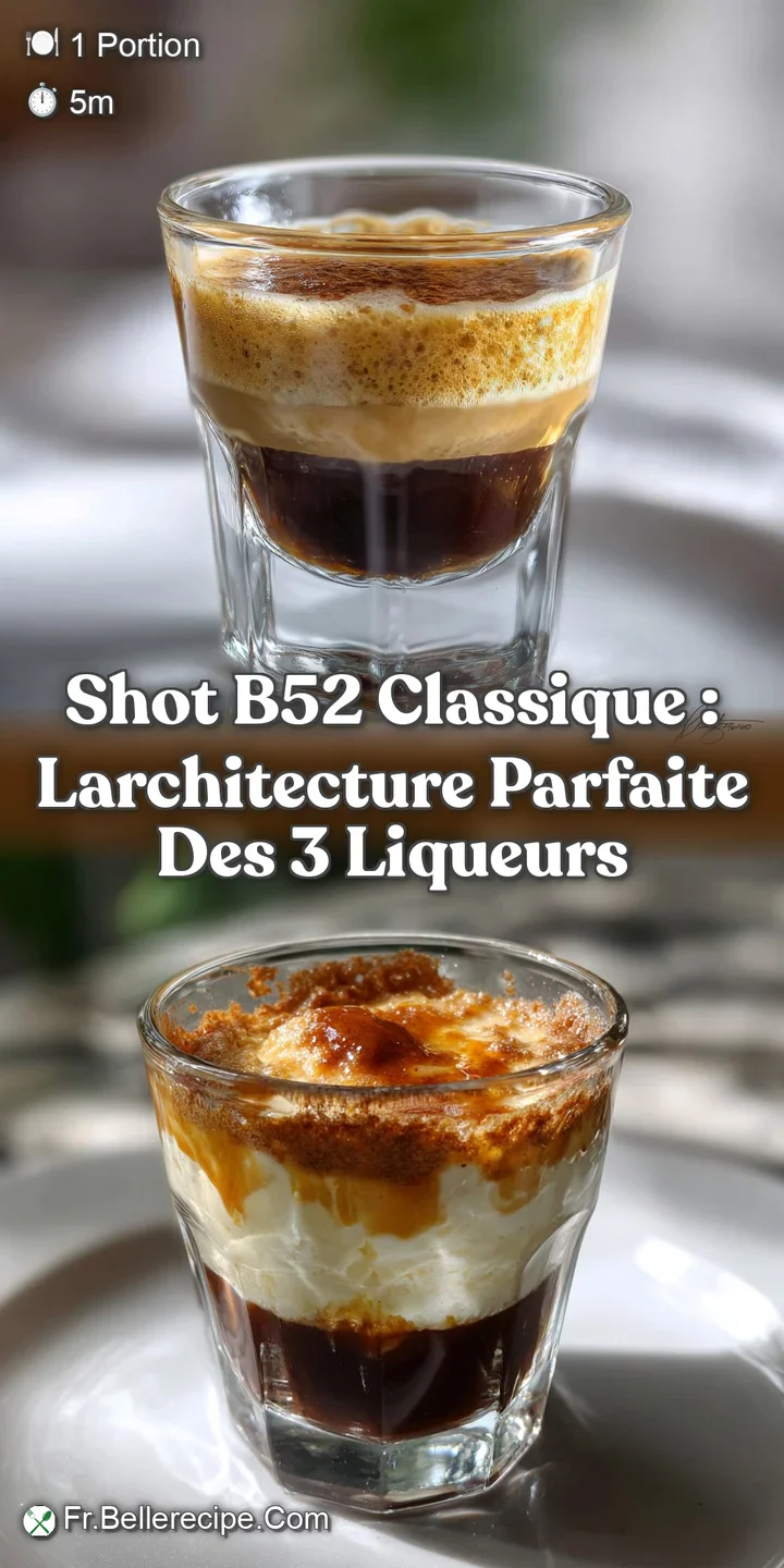 Shot B52 Classique : LArchitecture Parfaite des 3 Liqueurs