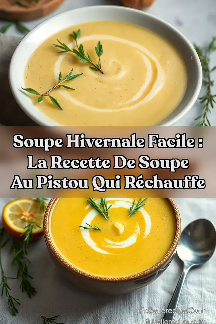 Soupe Hivernale Facile : La recette de Soupe au Pistou qui R&eacute;chauffe