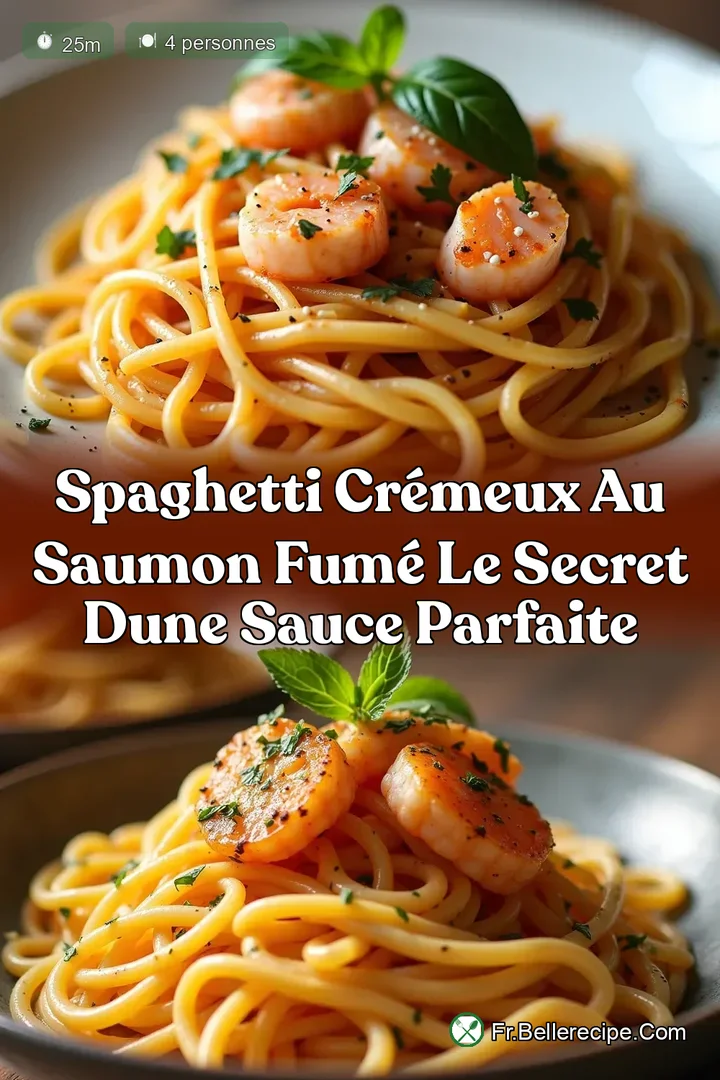 Spaghetti Cr&eacute;meux au Saumon Fum&eacute; Le Secret dune Sauce Parfaite