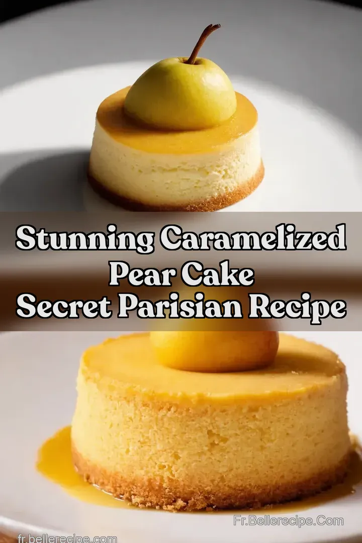 Stunning Caramelized Pear Cake Secret Parisian Recipe