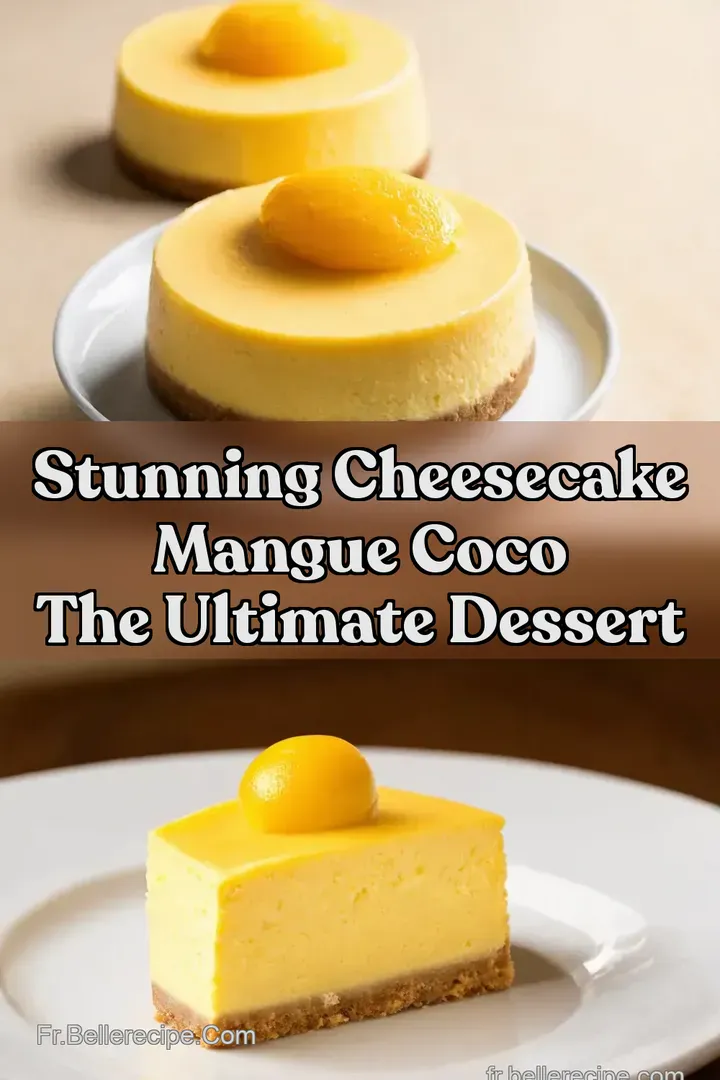 Stunning Cheesecake Mangue Coco The Ultimate Dessert