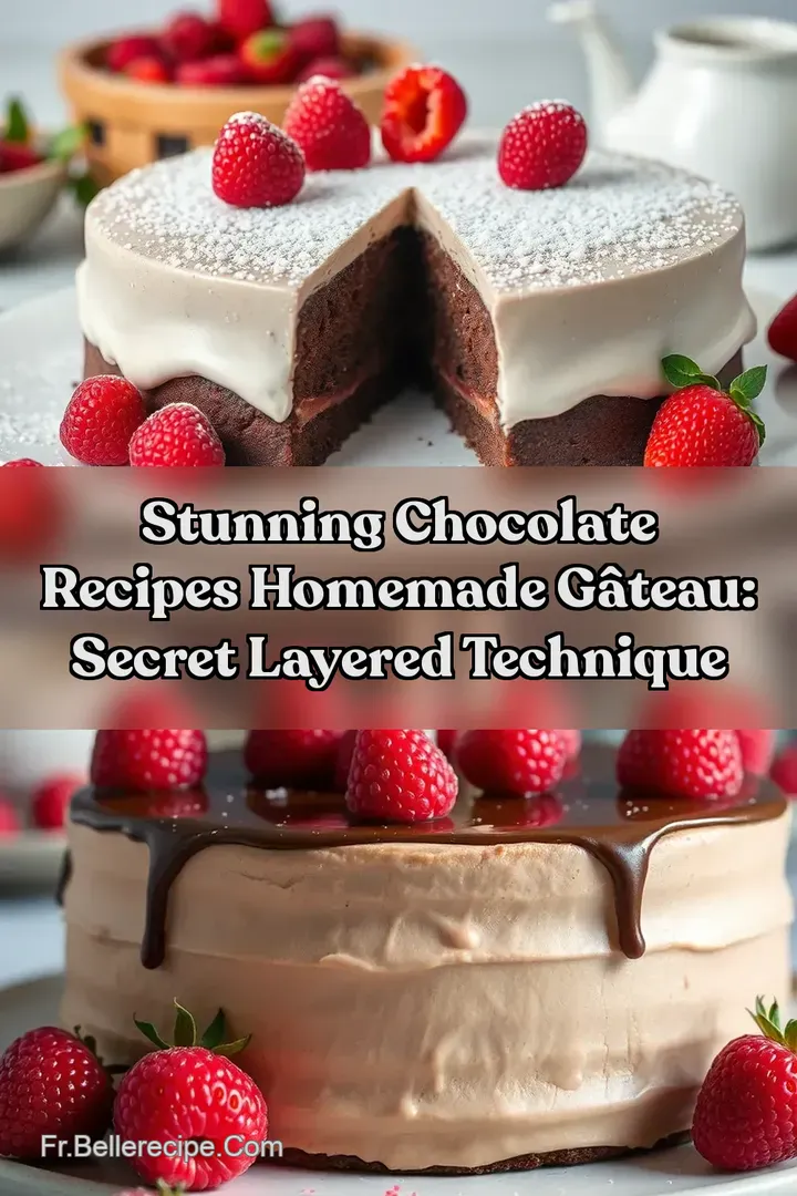Stunning Chocolate Recipes Homemade G&acirc;teau: Secret Layered Technique