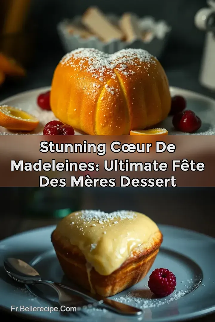 Stunning C&oelig;ur de Madeleines: Ultimate F&ecirc;te des M&egrave;res Dessert