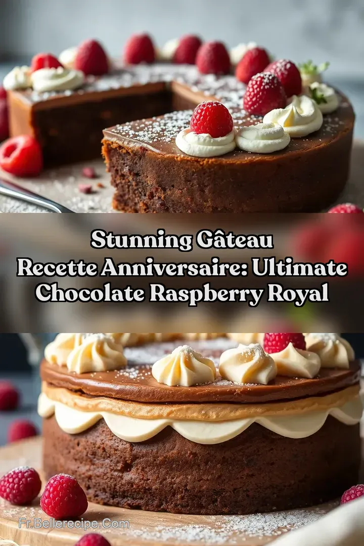 Stunning G&acirc;teau Recette Anniversaire: Ultimate Chocolate Raspberry Royal
