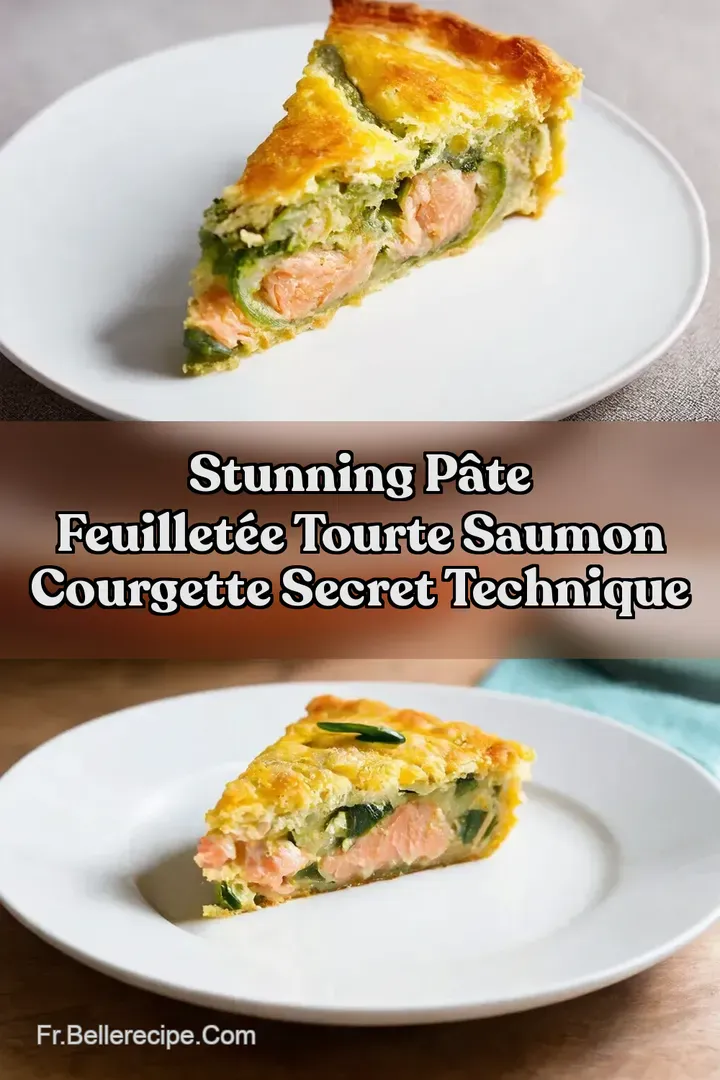 Stunning P&acirc;te Feuillet&eacute;e Tourte Saumon Courgette Secret Technique