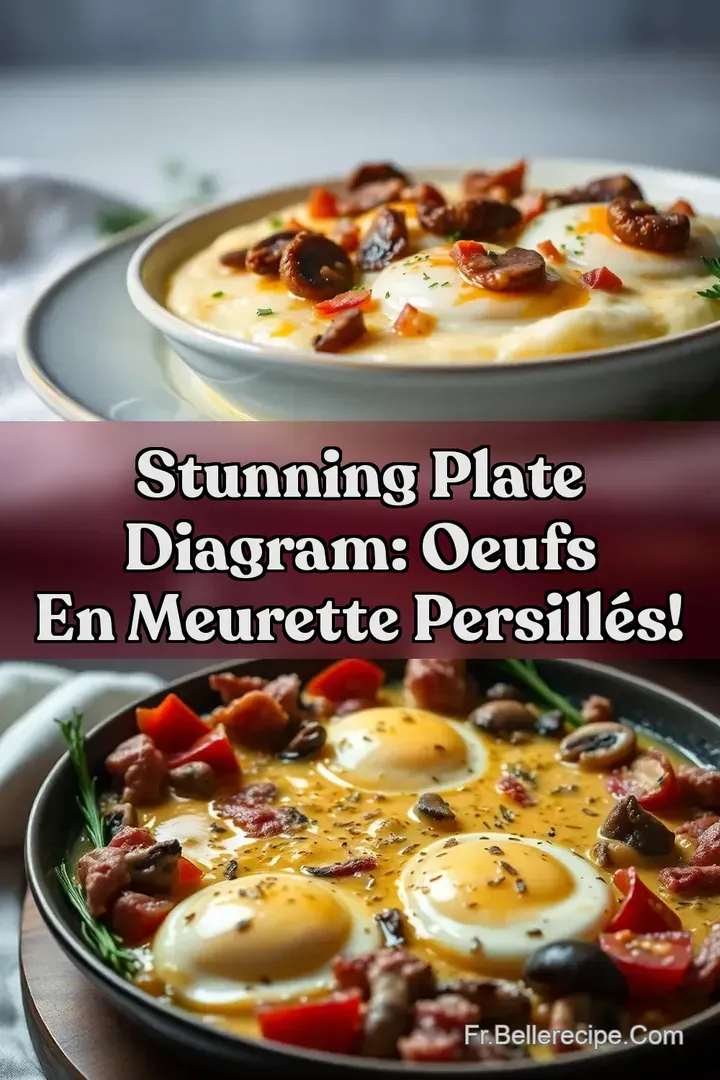 Stunning Plate Diagram: Oeufs en Meurette Persill&eacute;s!