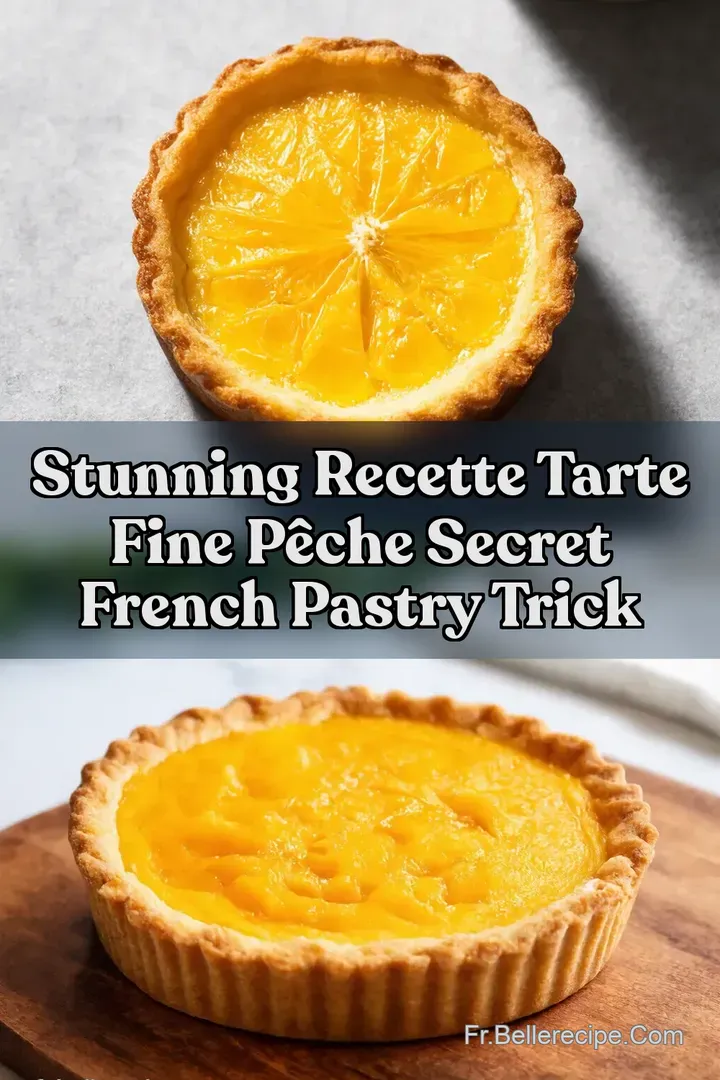 Stunning Recette tarte fine p&ecirc;che Secret French Pastry Trick